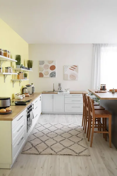 Interieur Van Moderne Comfortabele Keuken — Stockfoto