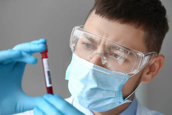 Scientist Developing Covid Vaccine Laboratory — Stock Photo, Image