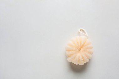 Işık arkaplanı üzerindeki lif, üst görünüm