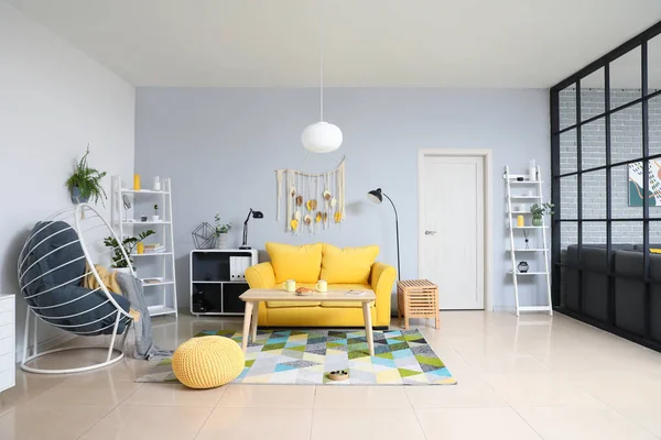 Stylish Interior Living Room — Stock Photo, Image