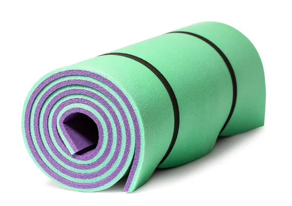 Yoga Mat Isolated White Background — Stock Photo, Image