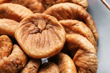 Arka plan olarak lezzetli kurutulmuş incirler