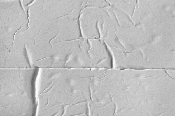 Texture Creased White Paper — Stock Photo, Image
