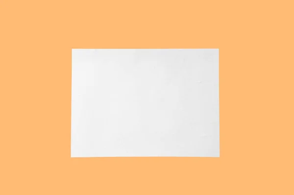 Blanco Vel Papier Kleur Achtergrond — Stockfoto