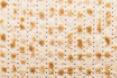 Fısıh Bayramı için arka plan olarak Yahudi ekmek matzası