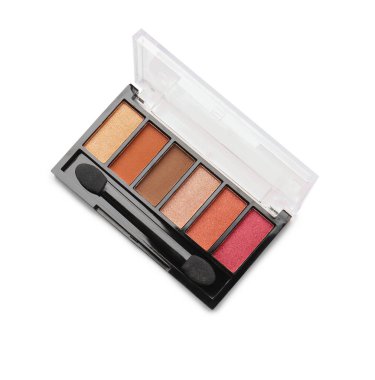 Beyaz arka planda güzel bir göz falı paleti