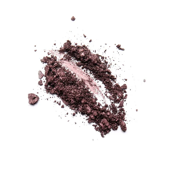 Crushed Eyeshadows White Background — Stock Photo, Image