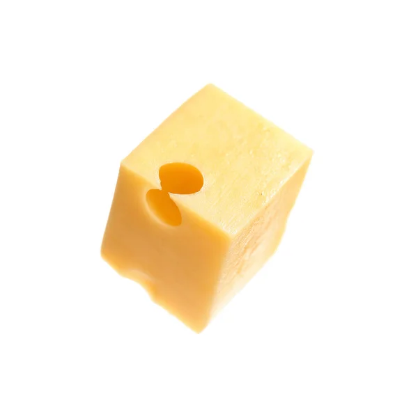 白を基調としたおいしいチーズのピース — ストック写真