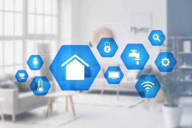 Akıllı ev otomasyonunun gelecekteki arayüzü ve odanın içi