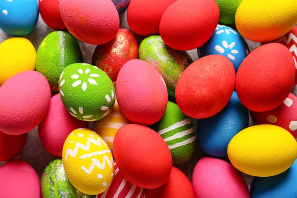 Many Colorful Easter Eggs Background — Stock Photo, Image