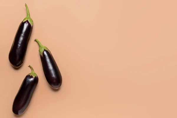 Rauwe Aubergines Kleur Achtergrond — Stockfoto