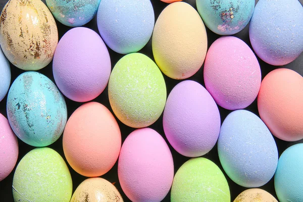Many Colorful Easter Eggs Background — Stock Photo, Image