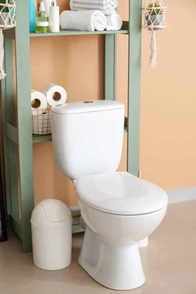 Stijlvol Interieur Van Modern Toilet — Stockfoto