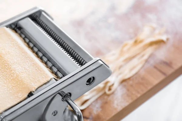 Pasta Maker Dough Table Kitchen — Stock Photo, Image