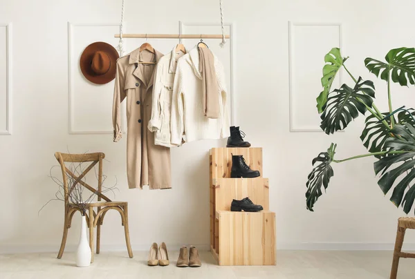Creative Interior Modern Wardrobe — Stock Photo, Image