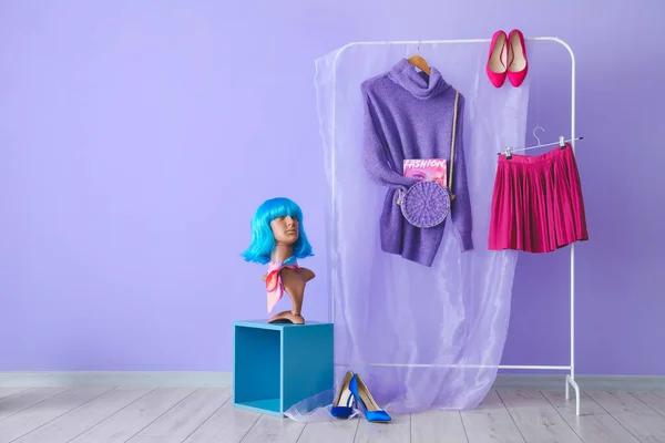 Creatief Interieur Van Moderne Garderobe — Stockfoto