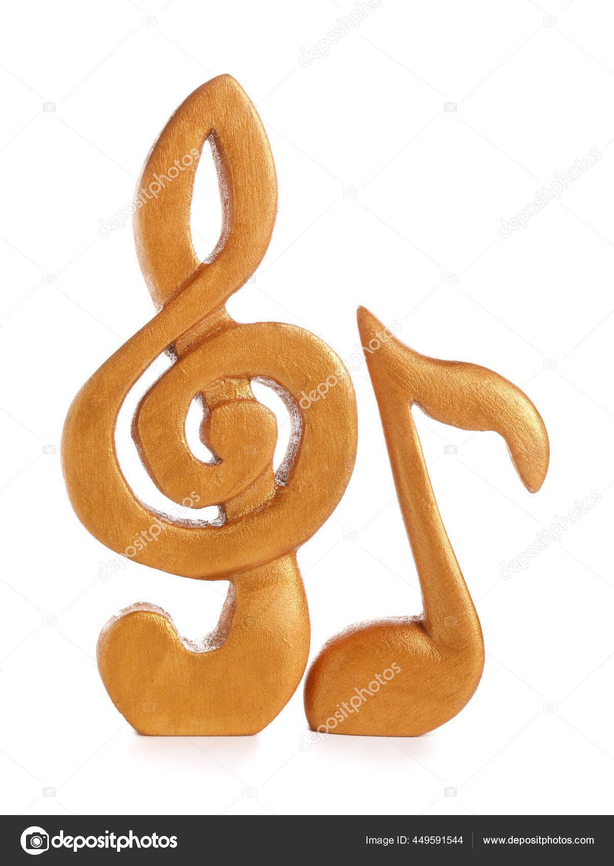 Music Notes White Background — Stock Photo © serezniy #449591544
