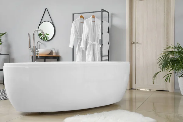 Intérieur Élégant Salle Bain Moderne — Photo