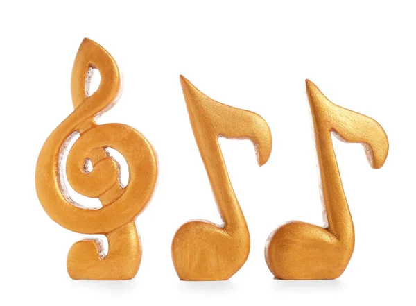 Music Notes White Background — Stock Photo, Image