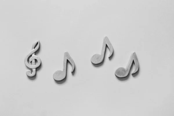 Music Notes Light Background — Stock Photo, Image