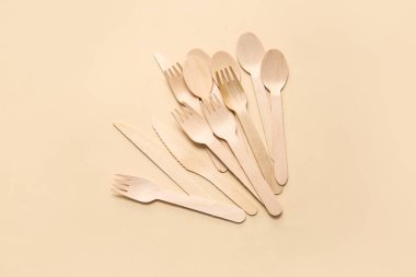 Eko ahşap çatal bıçak seti