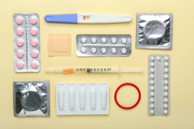 Farklı doğum kontrol hapları ve hamilelik testi