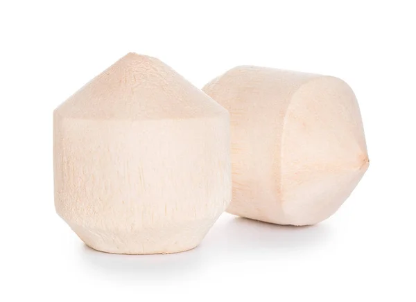 Fresh Coconuts White Background — Stock Photo, Image