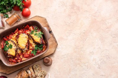 Renkli sebze tabağı.