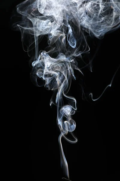 Cigarette Smoke Dark Background — Stock Photo, Image