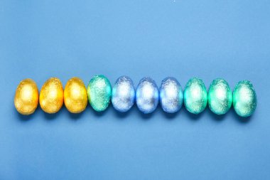 Renkli çikolata yumurtaları