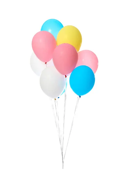 Air Balloons White Background — Stock Photo, Image