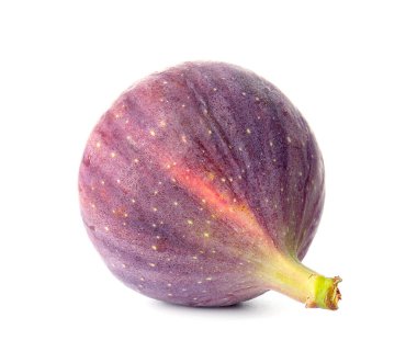 Beyaz arkaplanda taze incir