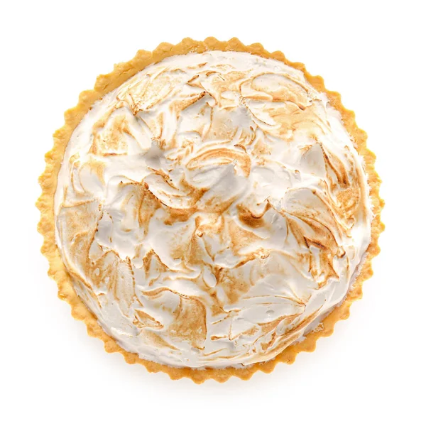 Beyaz arka planda lezzetli hindistan cevizli turta