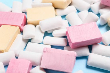 Arkaplan olarak lezzetli sakız çiğneme