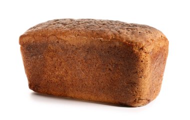 Beyaz arka planda lezzetli zencefilli kek.