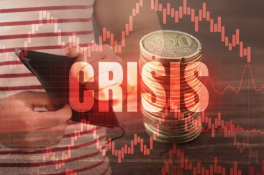 Boş çantalı ve bozuk paralı bir adam iki kez görülmüş. Ekonomik kriz kavramı