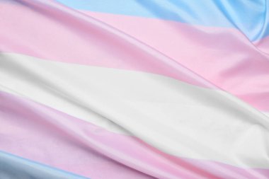 Arkaplan olarak renkli transseksüel bayrağı