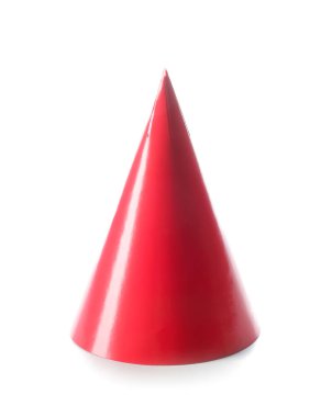 Beyaz arka planda parti şapkası