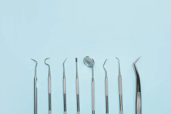 Dentist Tools Color Background — Stock Photo, Image