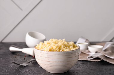 Masada lezzetli kuskus ile kase