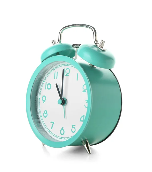 Alarm Clock White Background — Stock Photo, Image