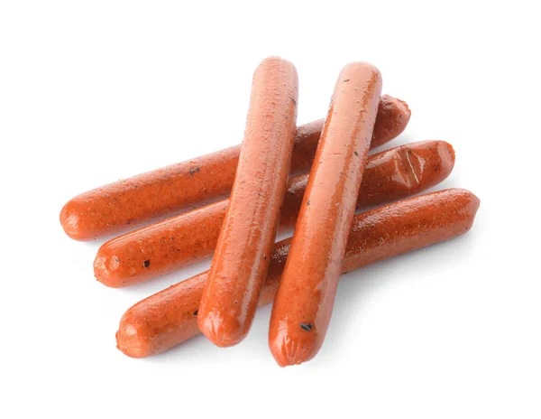 Tasty Vegetarian Sausages White Background — Stock Photo, Image