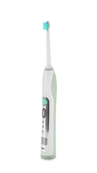 Beyaz Arkaplanda Elektrikli Diş Fırçası — Stok fotoğraf