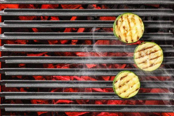 Leckeres Kürbiskochen Auf Dem Grill — Stockfoto