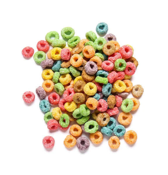 Cereal Rings White Background — Stock Photo, Image