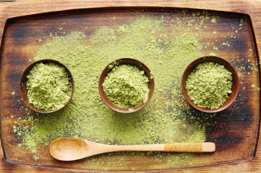 Masada toz kibrit çay ve kaşık tepsisi