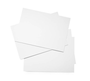 Işık arkaplanı üzerine boş kağıt sayfaları