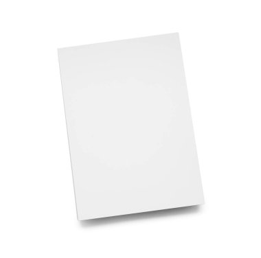 Işık arkaplanı üzerine boş kağıt sayfası