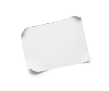 Işık arkaplanı üzerine boş kağıt sayfası