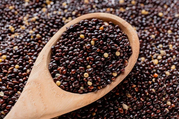 Spoon Dry Millet Closeup — Stock Photo, Image